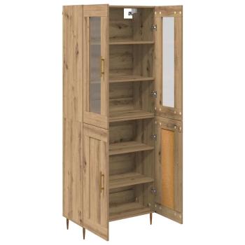 Highboard 2 pcs Artisan-Eiche 69,5 x 34 x 180 cm Holzwerkstoff
