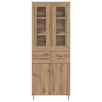 Highboard 2 pcs Artisan-Eiche 69,5 x 34 x 180 cm Holzwerkstoff