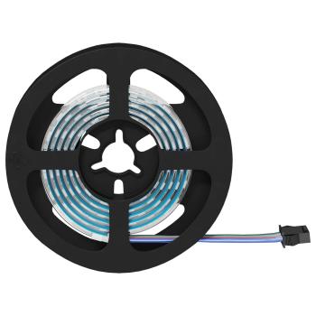 ARDEBO.de - LED Streifen 4 pcs Schwarz und Transparent 120 x 0,8 x 0,3 cm