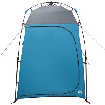 Duschzelt mit Speicher Blau 160 x 160 x 227 cm Stahl