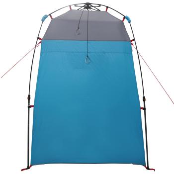 Duschzelt mit Speicher Blau 160 x 160 x 227 cm Stahl