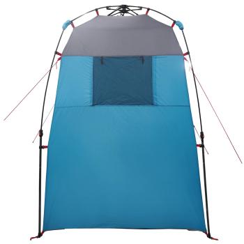 Duschzelt mit Speicher Blau 160 x 160 x 227 cm Stahl