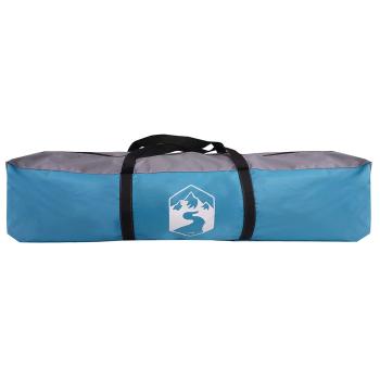 Duschzelt mit Speicher Blau 160 x 160 x 227 cm Stahl