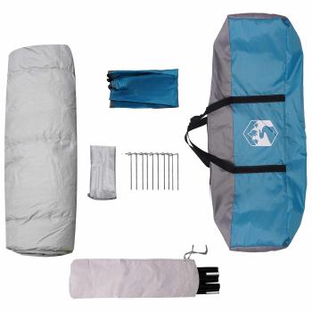 Sofort-Zelt mit Regenhaube für 3 Personen, schnell abnehmbar