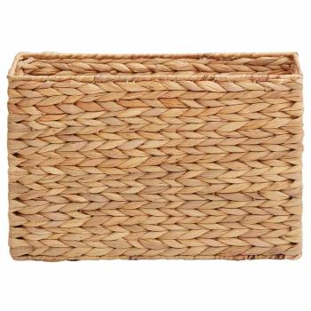 Zeitschriftenkörbe 2 pcs Natur 39 x 14 x 25 cm Wasserhyazinthe