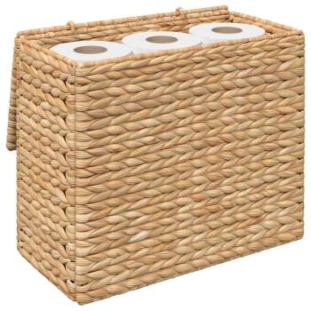 Toilettenrollenhalter Natur 36 x 18 x 31 cm Wasserhyazinthe
