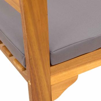 Bank Natürlicher Ölfinish 114 x 46 x 82,5 cm Massivholz Akazie