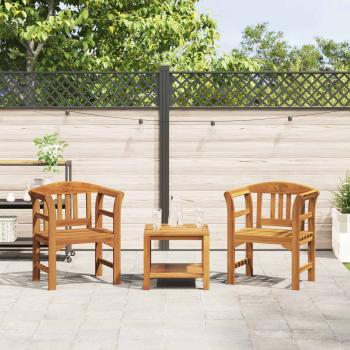 Bank Natürlicher Ölfinish 68,5 x 46 x 82,5 cm Massivholz Akazie