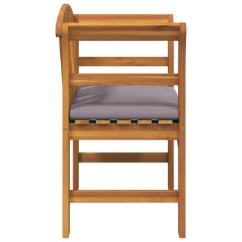 Bank Natürlicher Ölfinish 68,5 x 46 x 82,5 cm Massivholz Akazie