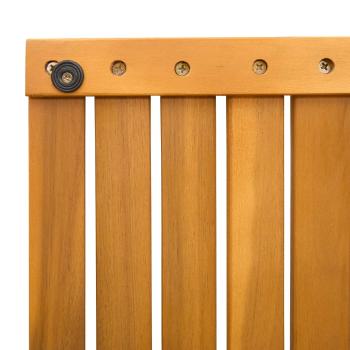 Badematte Uni Braun 50 x 50 cm Holz