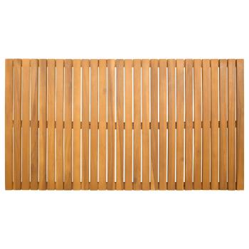 Badematte Uni Braun 100 x 55 cm Holz