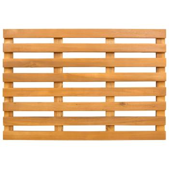 ARDEBO.de - Badematte Uni Braun 100 x 53 cm Holz