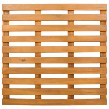 Badematte Uni Braun 100 x 53 cm Holz