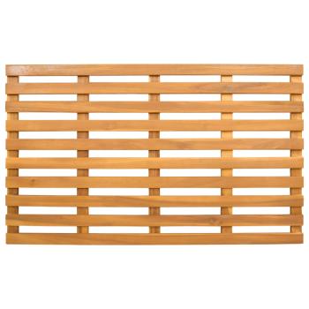 Badematte Uni Braun 100 x 53 cm Holz
