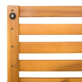 Badematte Uni Braun 100 x 53 cm Holz