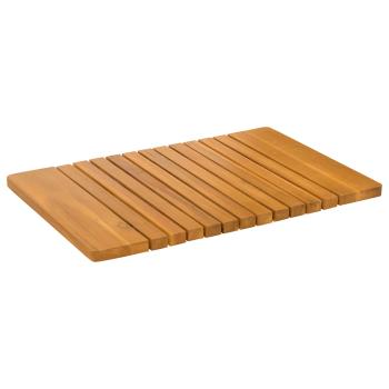 Badematte Uni Braun 59 x 40 cm Holz