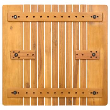 Badematte Uni Braun 59 x 40 cm Holz