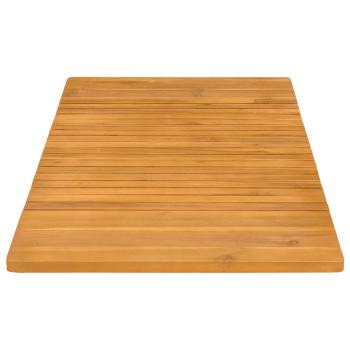 Badematte Uni Braun 100 x 55 cm Holz