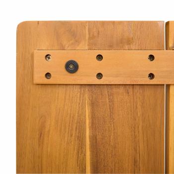 Badematte Uni Braun 100 x 55 cm Holz