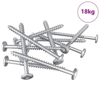 Holzschrauben 1900 pcs Silber Stahl