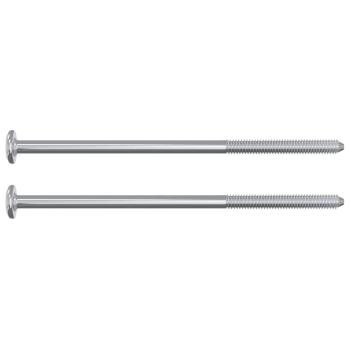 Schraube 800 pcs Silber M6 x 120 mm Stahl