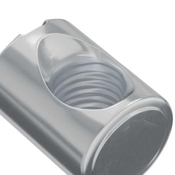 Möbelzylinder-Mutter 3462 pcs Zink-beschichtet M6 x 13 mm Eisen