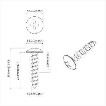Selbstschneidender Nagel 9231 pcs Zink-beschichtet Stahl