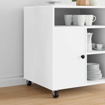 ARDEBO.de - Drehrolle 2 pcs Silber 60 x 60 x 50 mm Eisen und Nylon