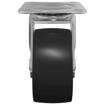 Drehrolle 12 pcs Silber 60 x 60 x 50 mm Eisen und Nylon