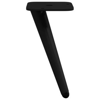 Standfüße 12 pcs Schwarz 56 x 56 x 100 mm Eisen