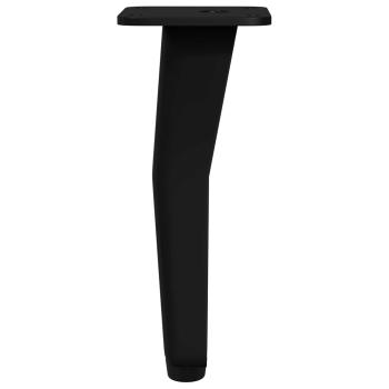 Standfüße 2 pcs Schwarz 40 x 40 x 100 mm Eisen