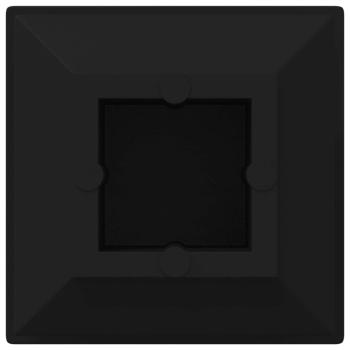 Endkappen 10909 pcs Schwarz 15 x 15 x 15 mm PP