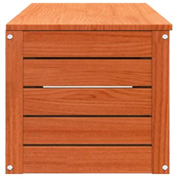 Aufbewahrungsbox mit Speicher Wachsbraun 89 x 36,5 x 33 cm