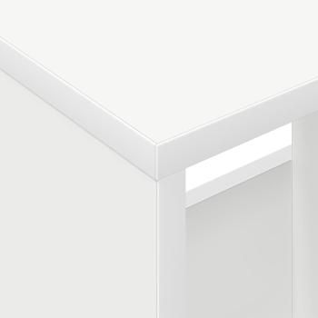 Magazinregal Weiß 102 x 30 x 45 cm