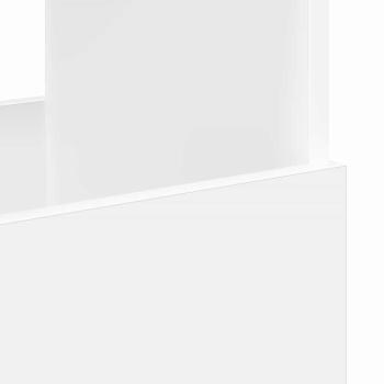 Magazinregal Weiß 102 x 30 x 45 cm