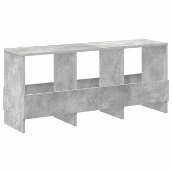 Magazinregal Beton Grau 102 x 30 x 45 cm