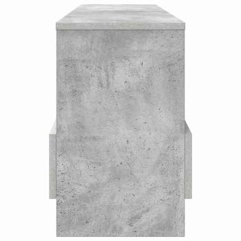 Magazinregal Beton Grau 102 x 30 x 45 cm