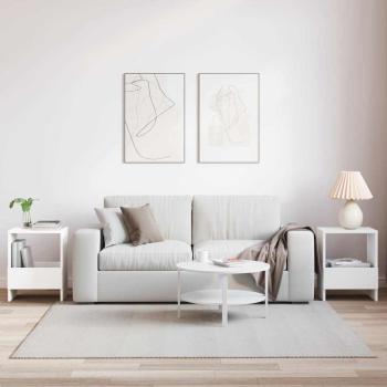 Magazinregal 2 pcs Weiß 35 x 30 x 45 cm