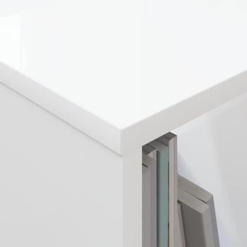 Magazinregal 2 pcs Weiß 35 x 30 x 45 cm