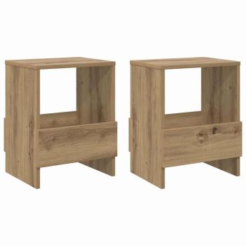 Magazinregal 2 pcs Artisan-Eiche 35 x 30 x 45 cm