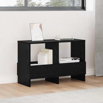 ARDEBO.de - Magazinregal Schwarz Eichen-Optik 68,5 x 30 x 45 cm