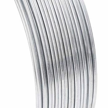 ARDEBO.de - Zaunbindedraht Silber 33 m Heißgetauchter verzinkter Draht