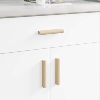 ARDEBO.de - Gerader Griff 12 pcs Natürliche Holzfarbe 130 x 25 x 30 mm