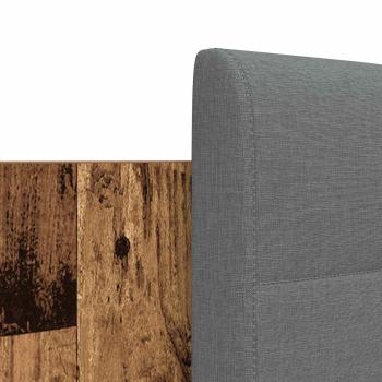 Bettgestell mit Kopfteil Altholz 160 x 200 cm Holzwerkstoff