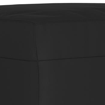 Sitzbank Schwarz 100x35x41 cm Mikrofasergewebe