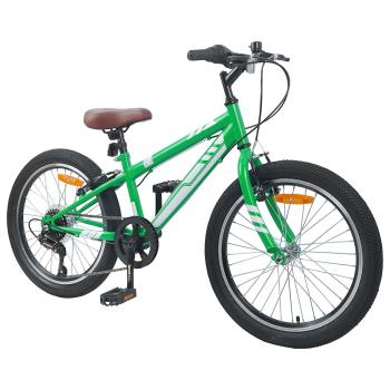 Mountainbike 20 Zoll 6-Speed für 5-8 Jahre alt Grün