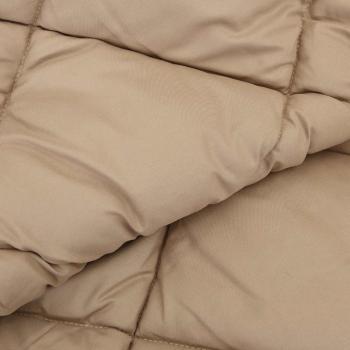 Sommerdecke Taupe 200 x 200 cm Mikrofaser