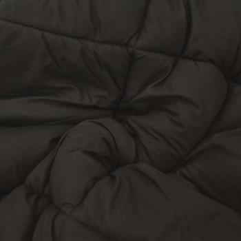 Ganzjahresbettdecke 135 x 220 cm 300 g/m² Schwarz und Taupe
