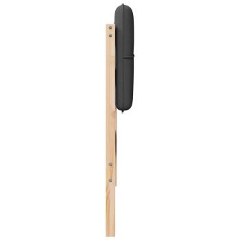 Gepolstertes Kopfteil mit Kopfteil Braun und Dunkelgrau 80 cm