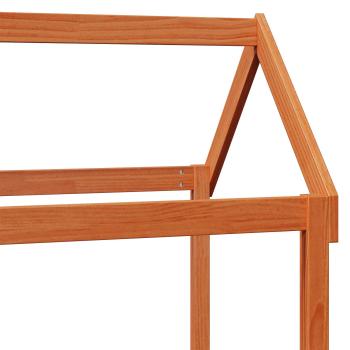 ARDEBO.de - Tagesbett Set Wachsbraun Massives Kiefernholz